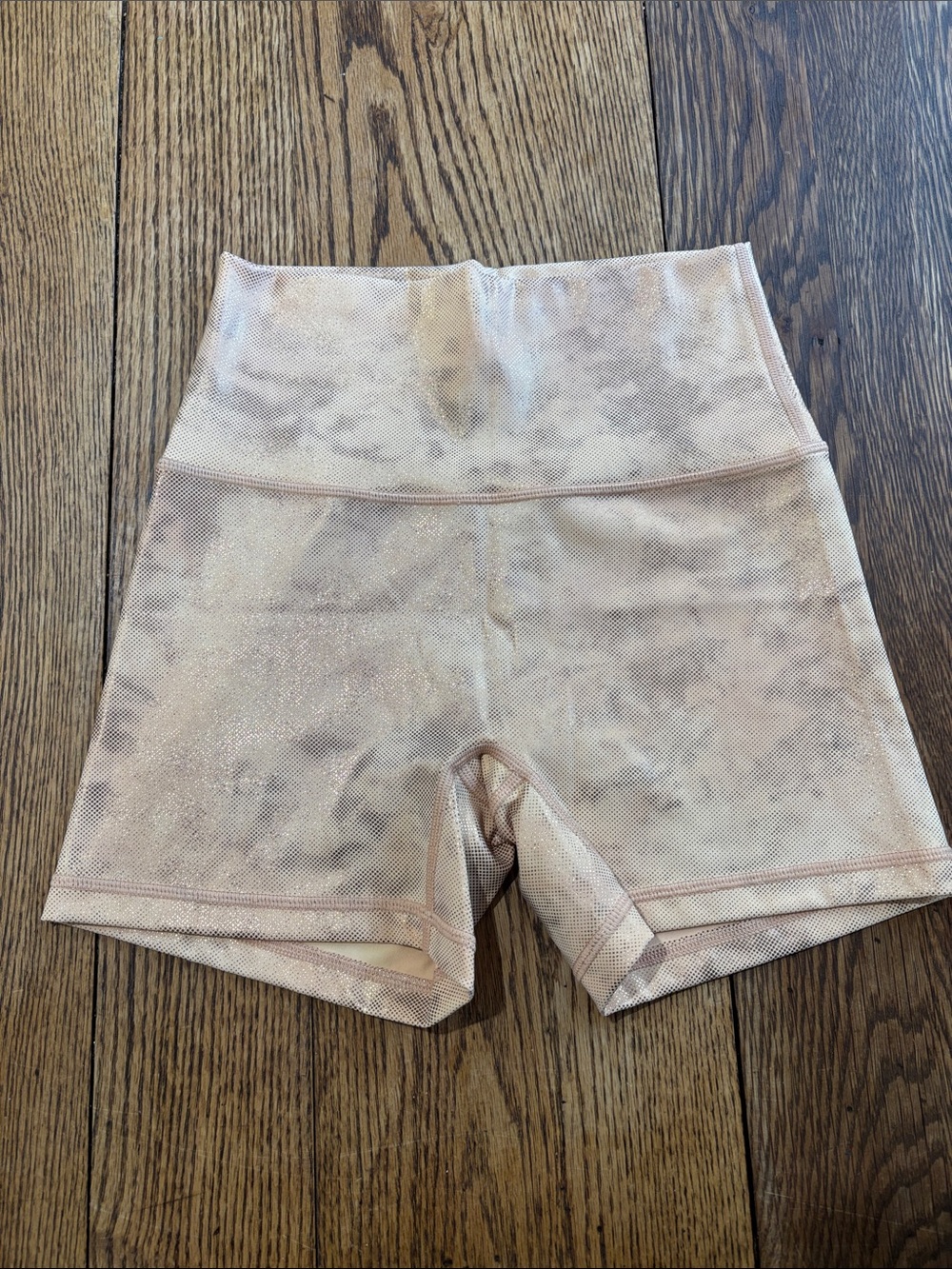 aerie offline Light Peach High-Waist Bike Shorts